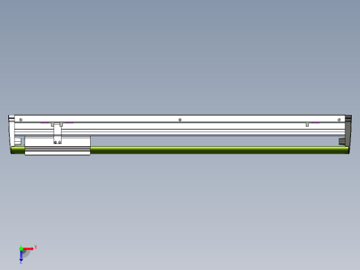 威洛博VL系列直线电机模组-VL22H2-S600俯视缩略图