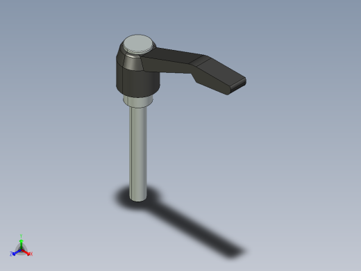 型材-KJN M8X55 CLAMPING LEVER 3842516848正等轴测缩略图