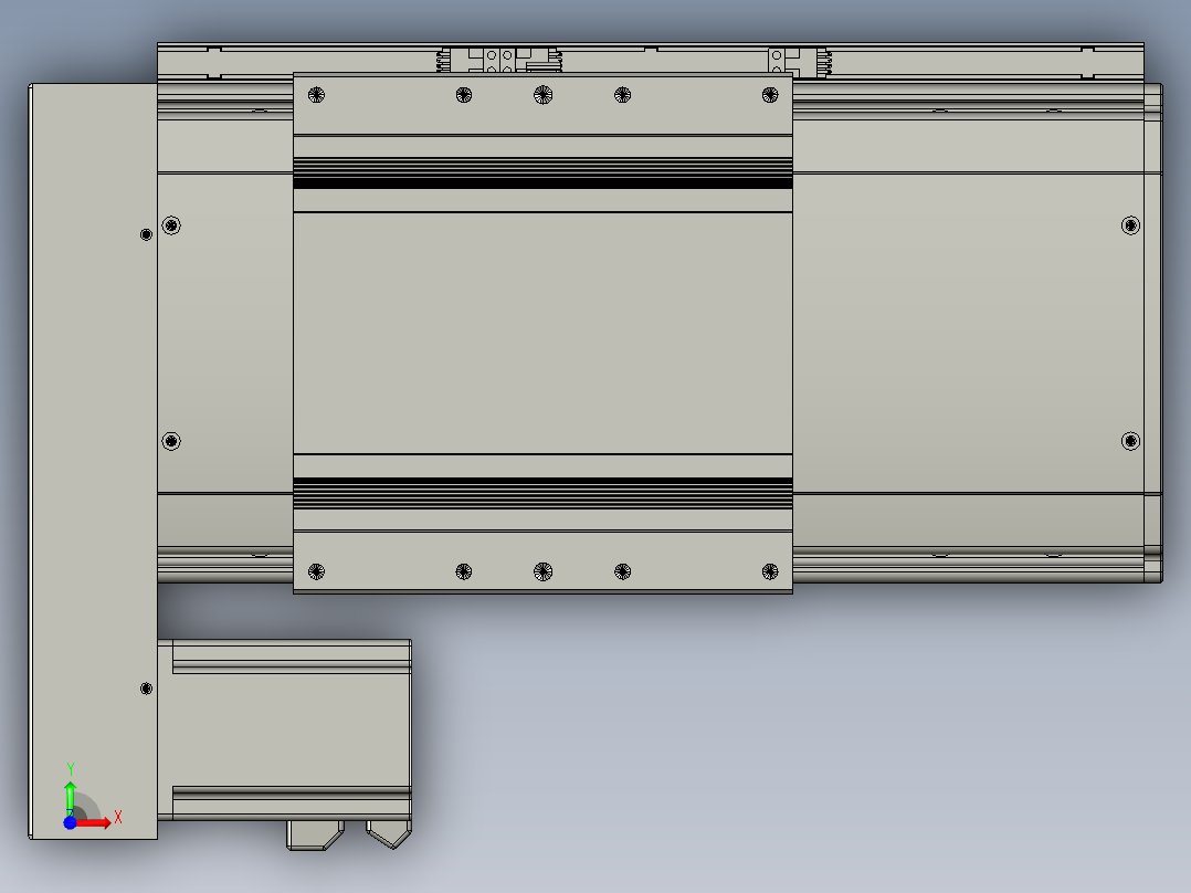 VF丝杆传动-一般环境VF22-S100-BL前视图