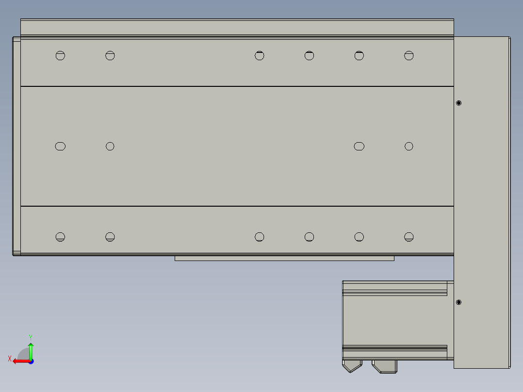 VF丝杆传动-一般环境VF22-S100-BL后视图