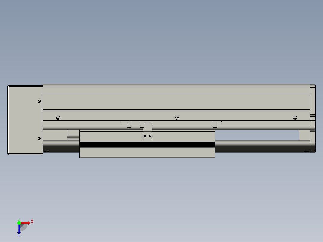 VF丝杆传动-一般环境VF22-S100-BL俯视图