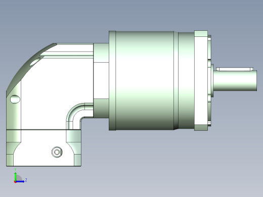 直齿ZPLF120-L3 14-73-98.43-M6.stp左视缩略图