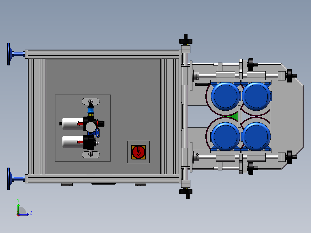 自动倒角机sw18可编辑左视图