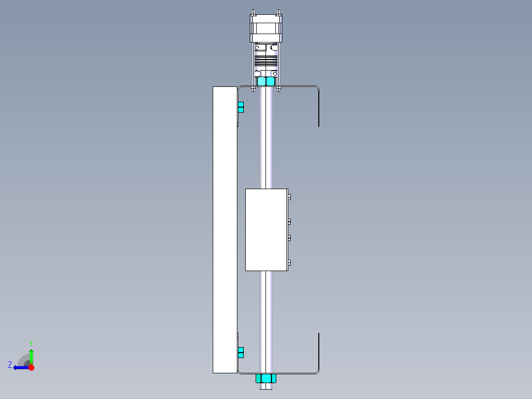 B2004866-PCB 数控铣床右视图