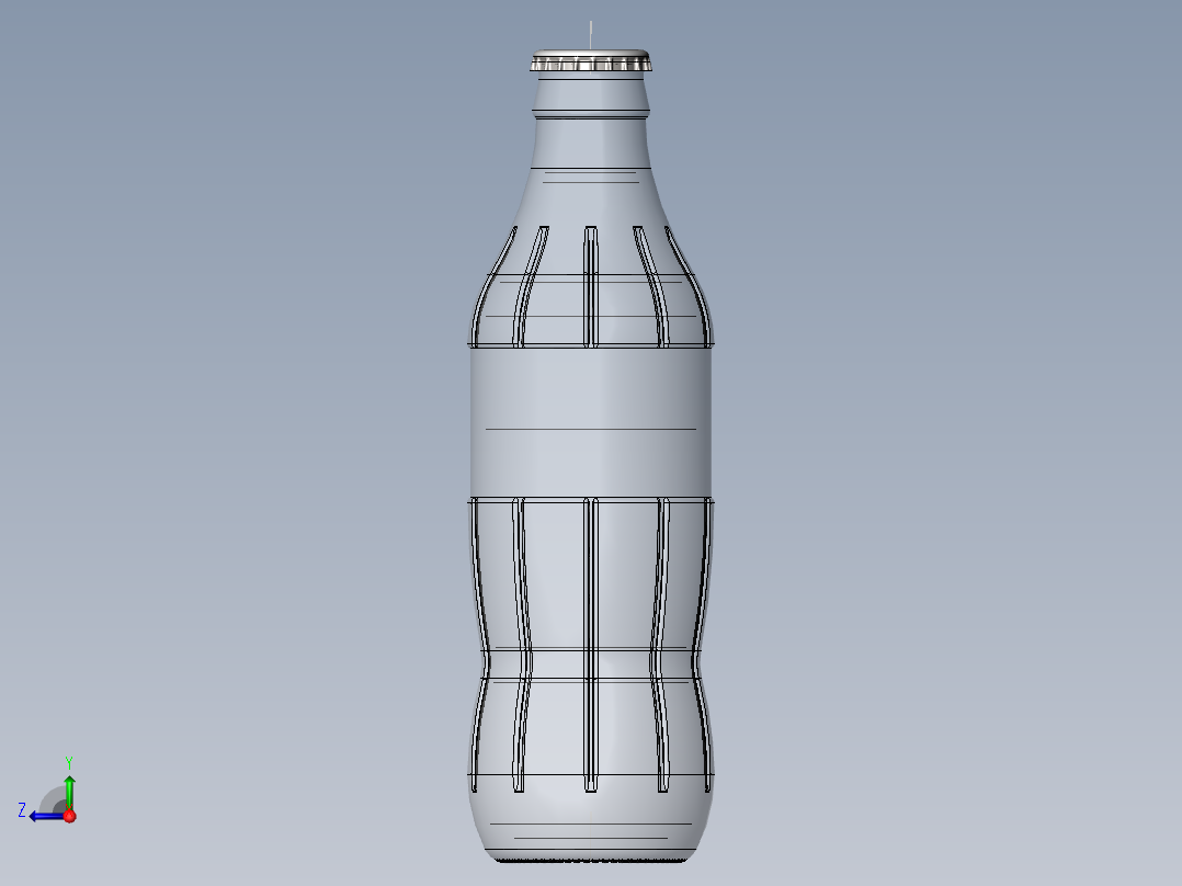 瓶子、罐子、桶(53)右视图