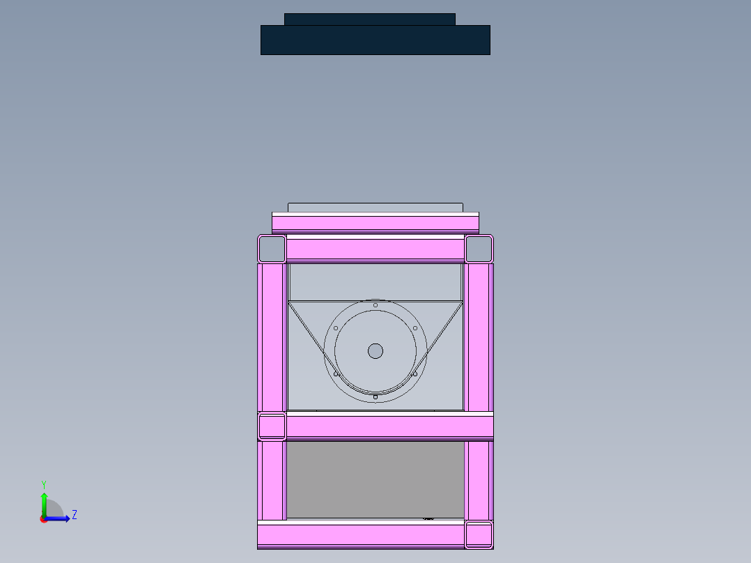 破碎机、破碎筛分一体机左视图