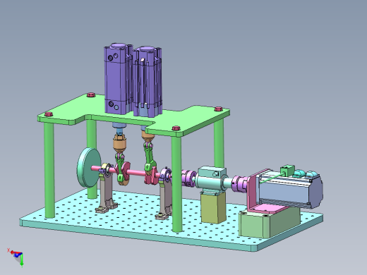 曲轴实验台总装   sw22