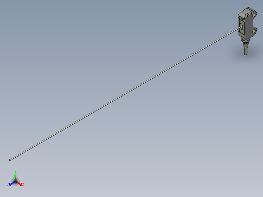 基恩士传感器PR-M51N3正等轴测图