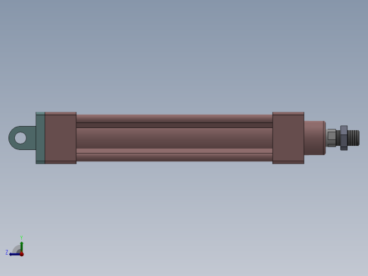 气缸SI40x160-S-CB右视缩略图