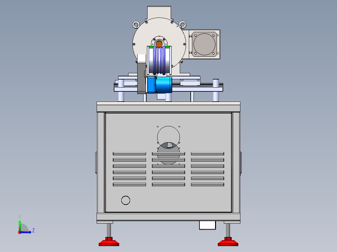 LXYC-BOSS高铁轴承滚子裂纹设备左视图