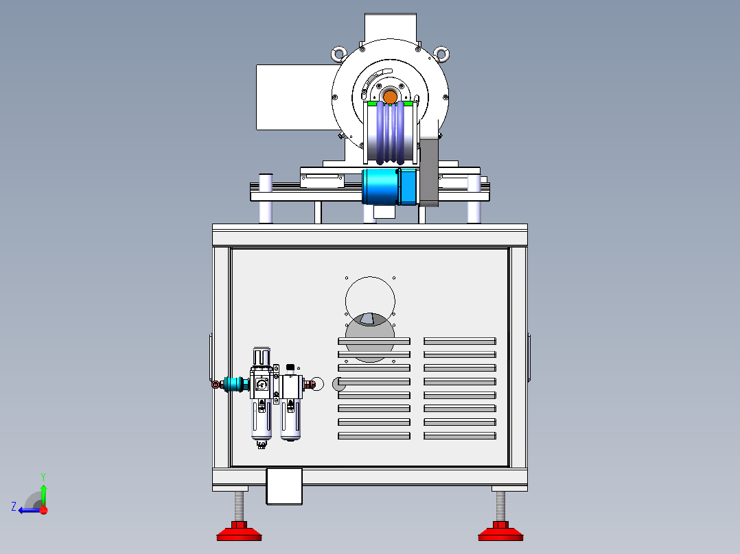 LXYC-BOSS高铁轴承滚子裂纹设备右视图
