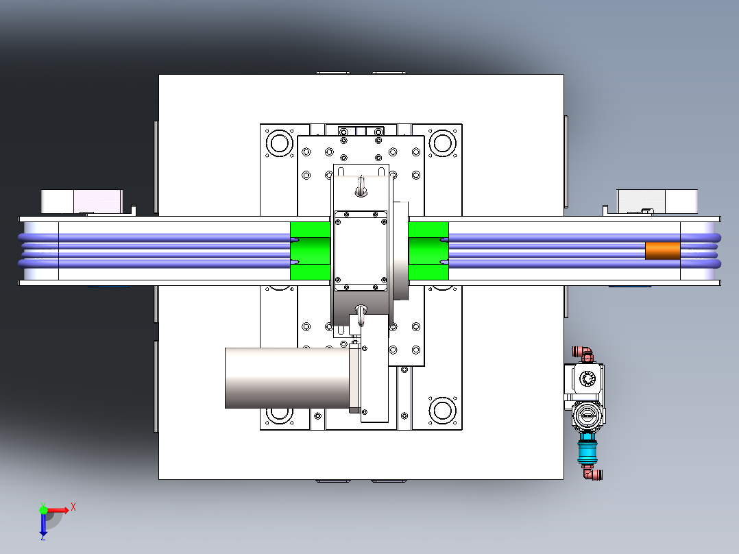LXYC-BOSS高铁轴承滚子裂纹设备俯视图