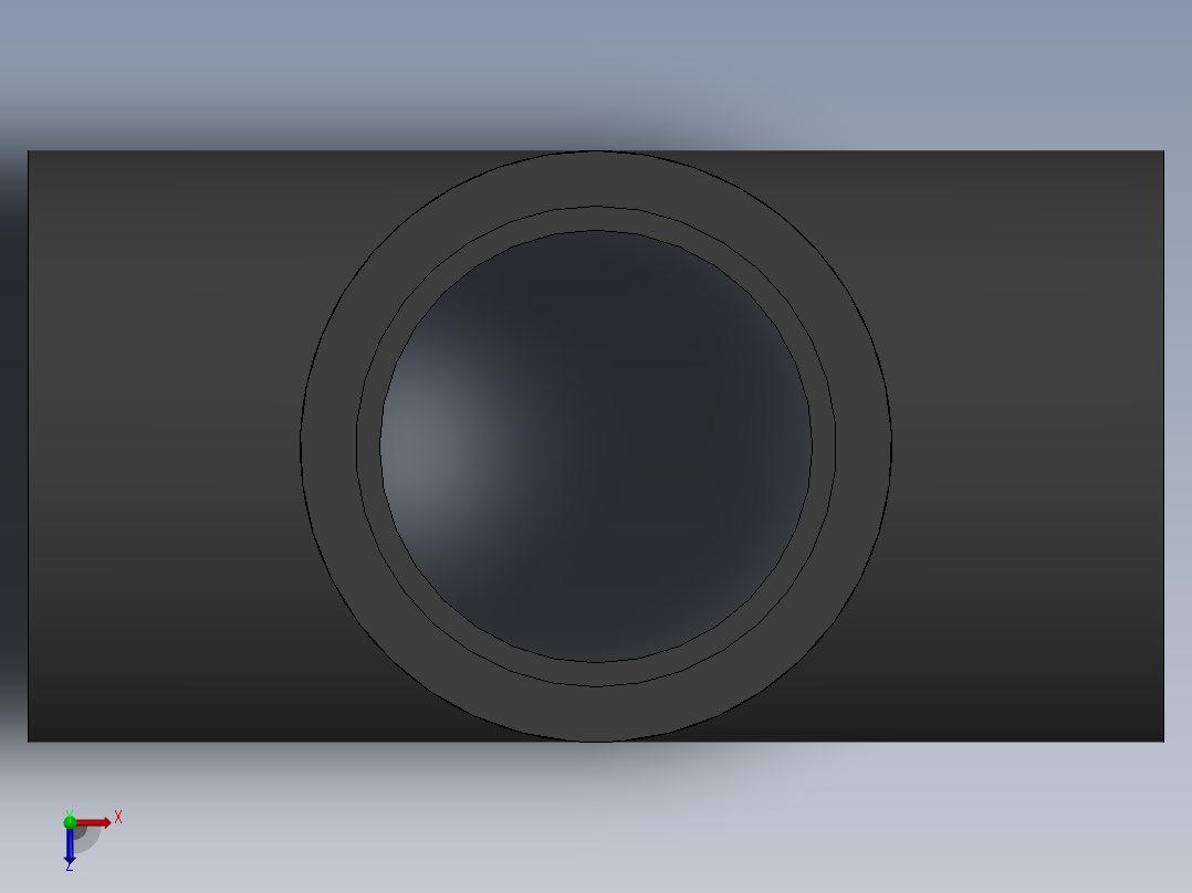 Cross DN40 PN10 U-PVC俯视图