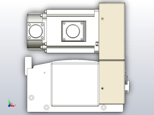 皮带直线轴半封闭可选导轨TPA-HNB-220D-176-L750-RU-C-P1K-N3前视缩略图
