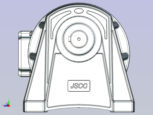 精研卧式标准电机 s370h03-L右视缩略图