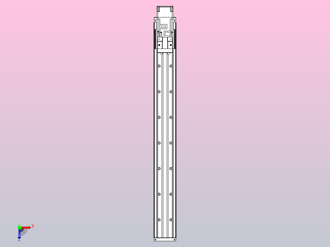 钢基模组TPA-KSR-8610C-840A1-MU-H0俯视图