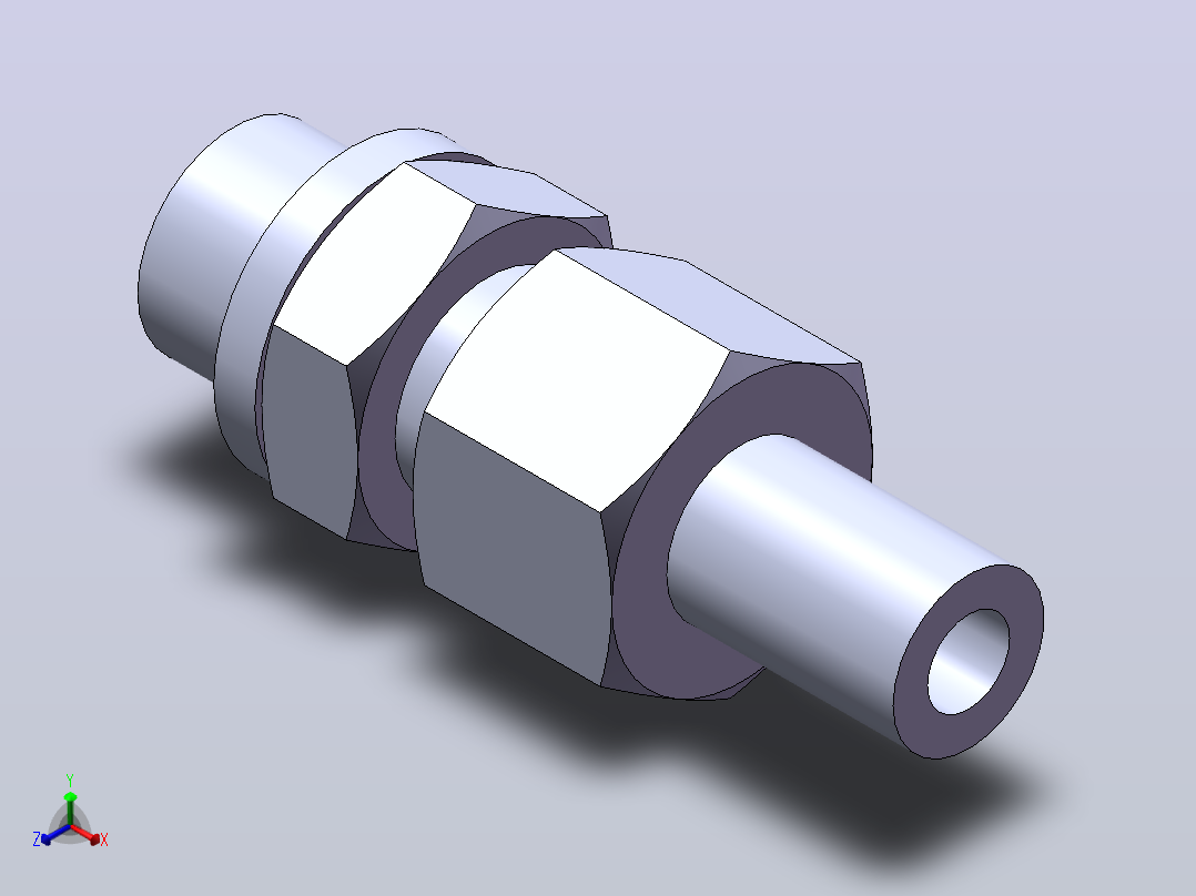 焊接式端直通管接头_10-M14×1.5主视图