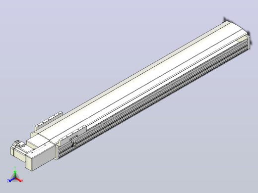 皮带直线轴半封闭可选导轨TPA-HNB-202D-140-L1150-MR-C-P75-N3