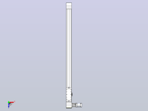 带式直线轴半闭式TPA-ONB-80-170-L1150-DR-J60-N3俯视缩略图