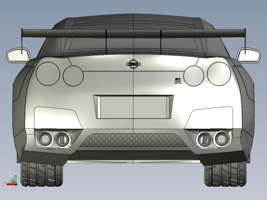 41-尼桑 GTR stp-02后视缩略图