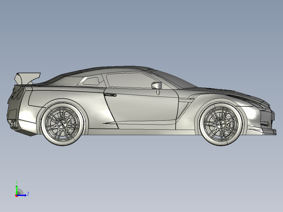 41-尼桑 GTR stp-02左视图
