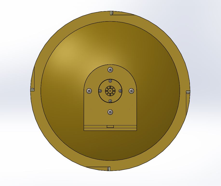 Sage毫米卡塞格林抛物面天线，适用于94 GHz (W波段)=毫米波