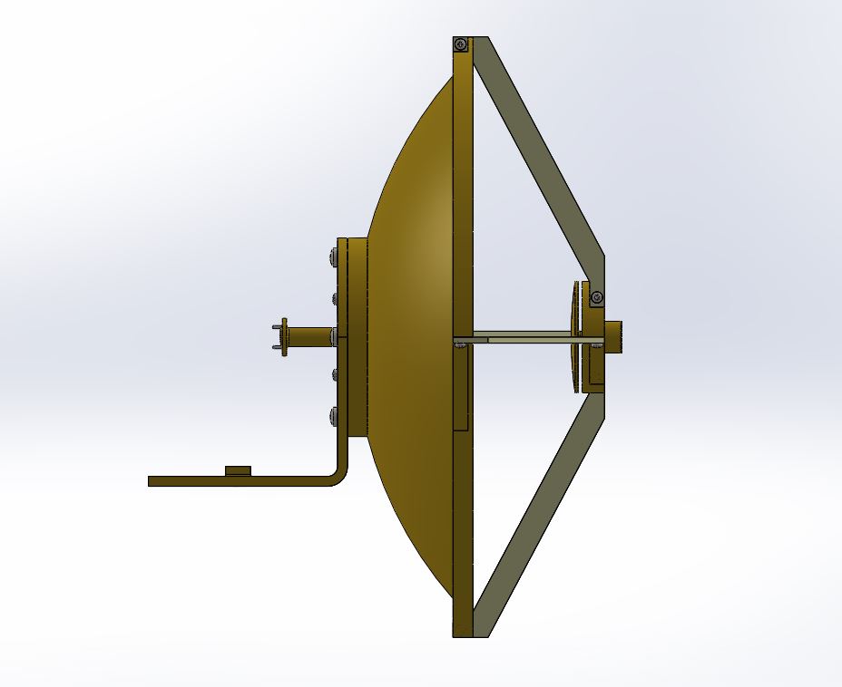 Sage毫米卡塞格林抛物面天线，适用于94 GHz (W波段)=毫米波