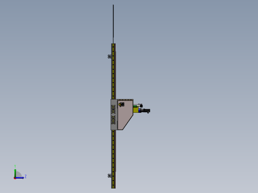 微型数控等离子切割机3D图纸H750左视缩略图