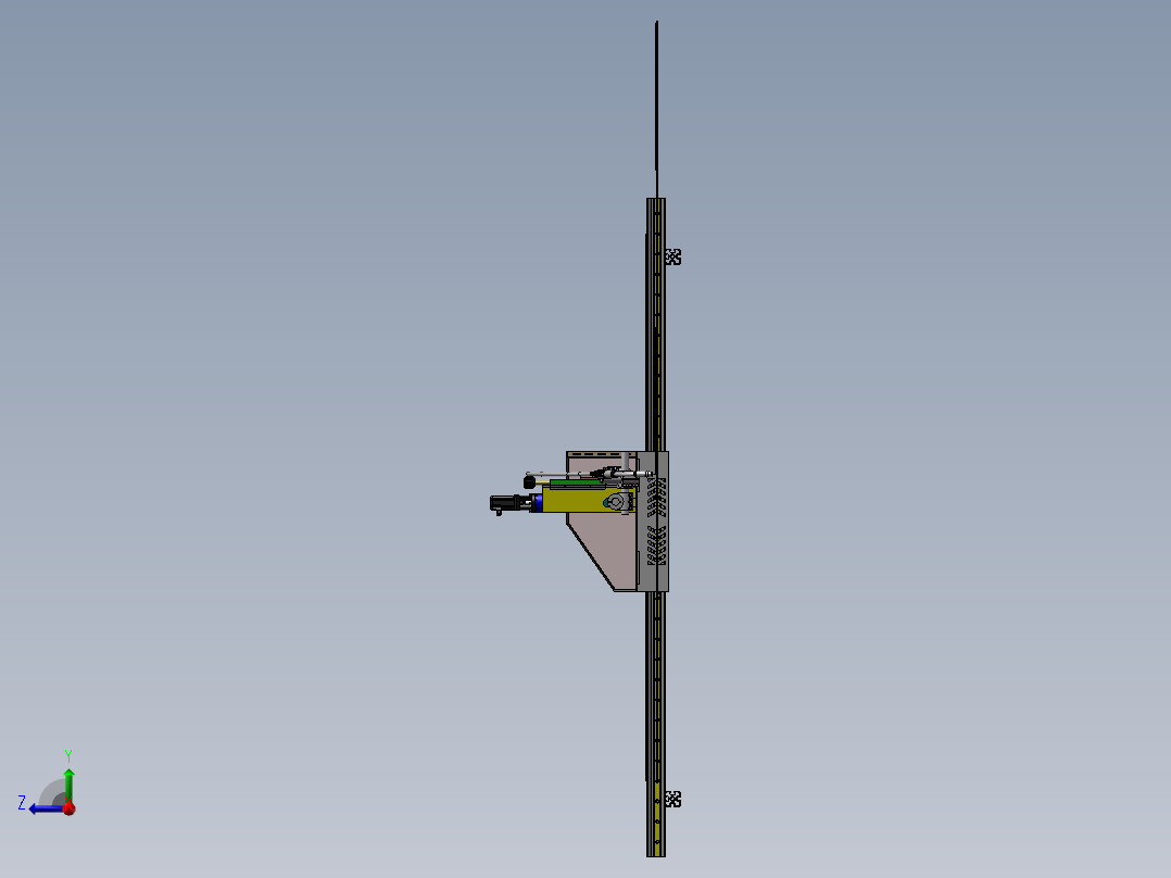 微型数控等离子切割机3D图纸H750右视图