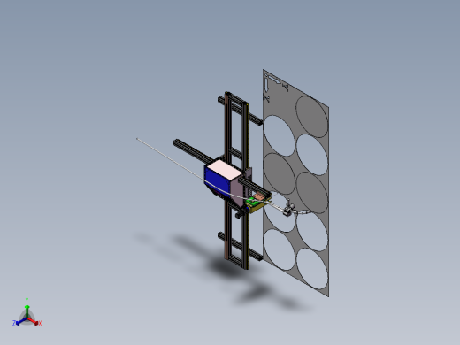 微型数控等离子切割机3D图纸H750正等轴测缩略图