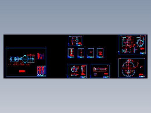 PN40DN300双缸气动弹性单闸板闸阀设计50