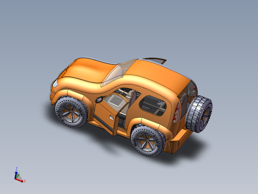 简单的越野小汽车