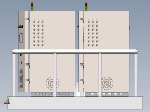solidworks初期装配建模 之 控制柜后视缩略图
