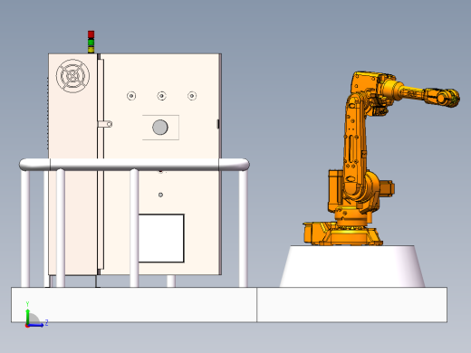 solidworks初期装配建模 之 控制柜左视缩略图