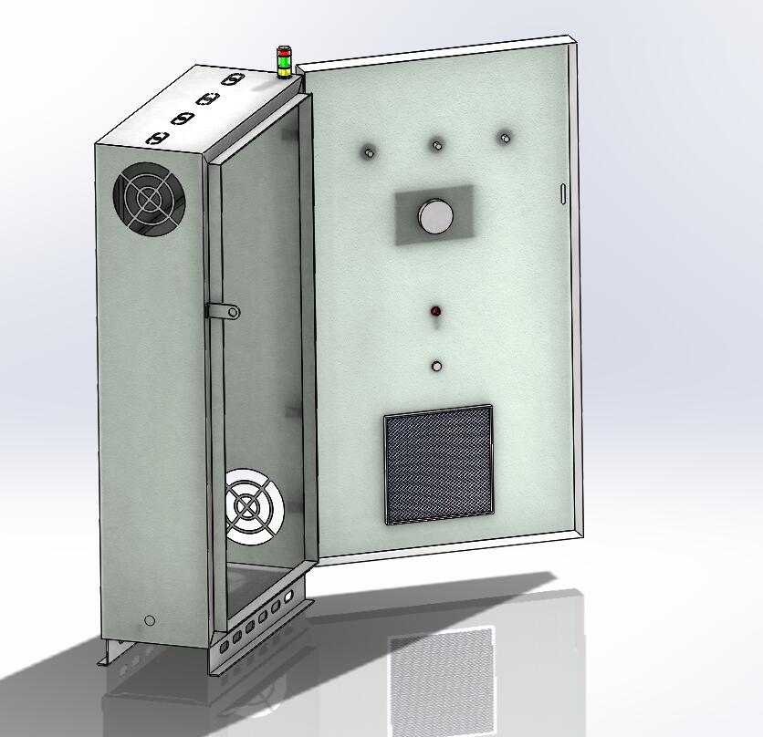 solidworks初期装配建模 之 控制柜