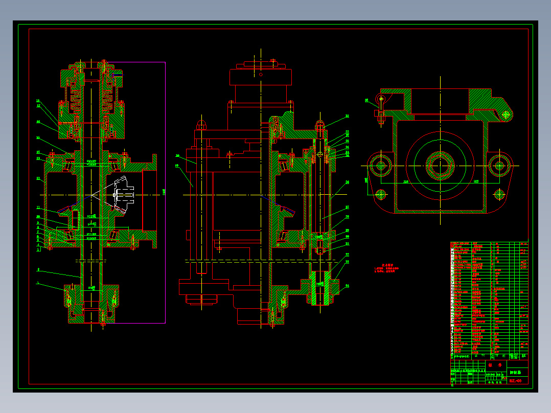 200米钻机回转器设计【优秀含CAD图纸】