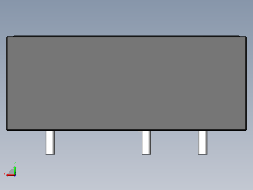 桥式整流器-GBPC-W后视图