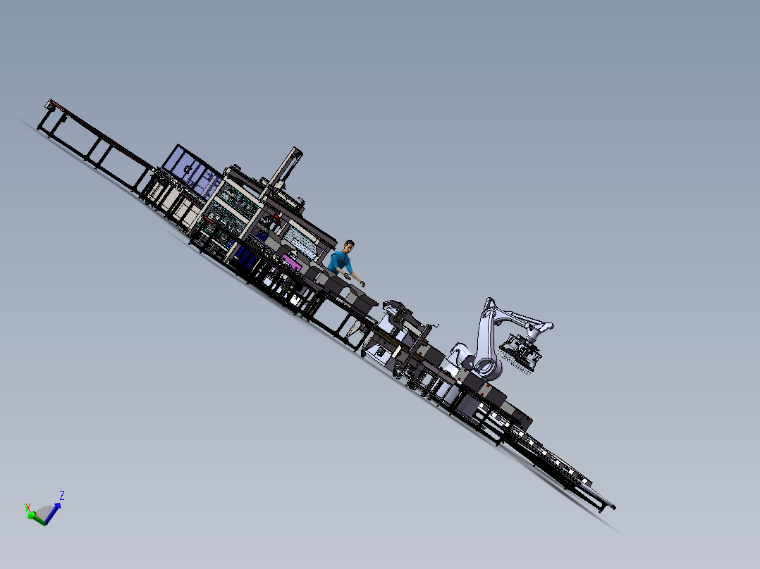 产品分拣装箱开箱机放卡片封箱机称重剔除码垛自动化包装图纸左视图