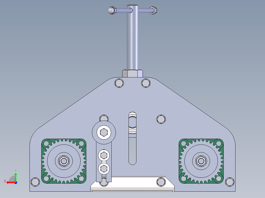 大半径弯管机构
