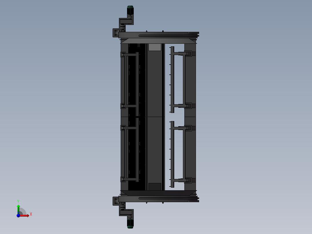 大型翻车机前视图