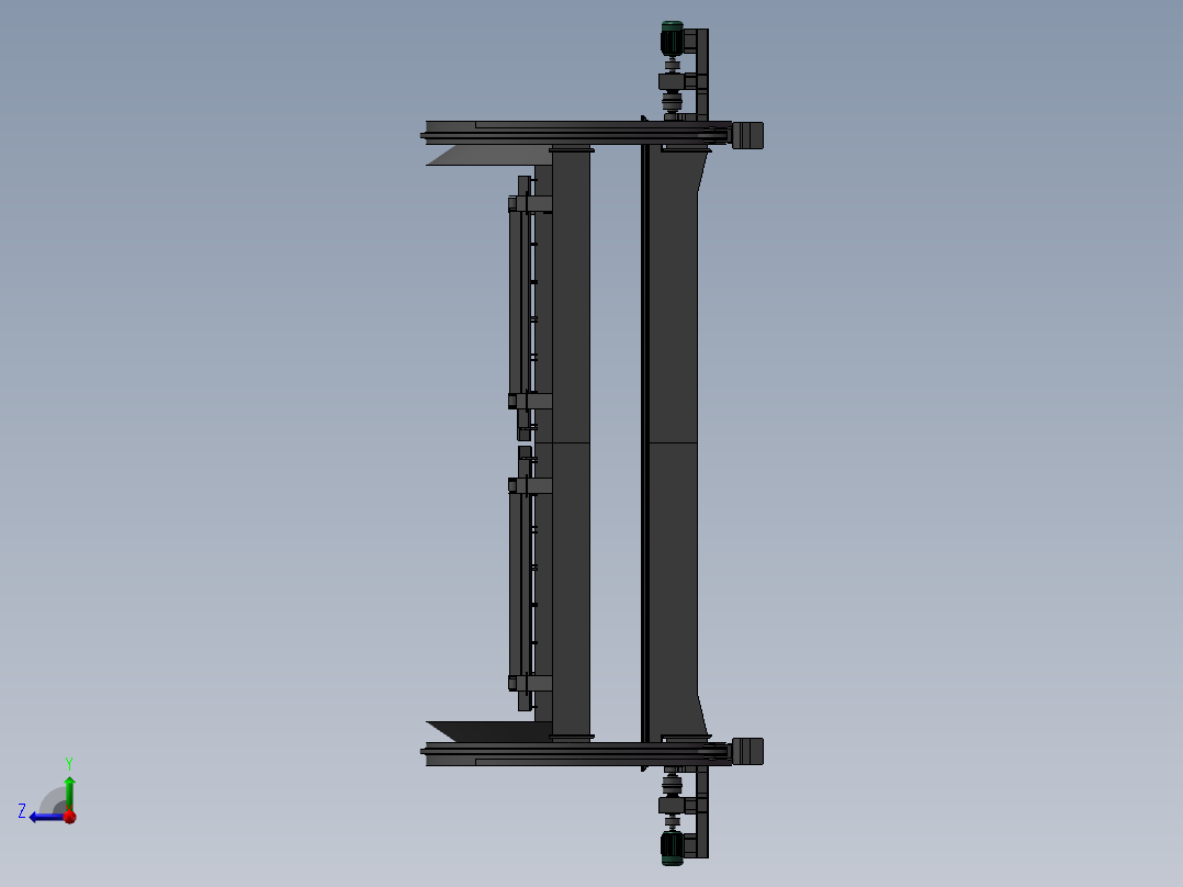大型翻车机右视图