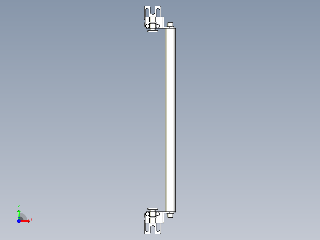 基恩士SL-JB31_back-mount_kc图纸模型前视图