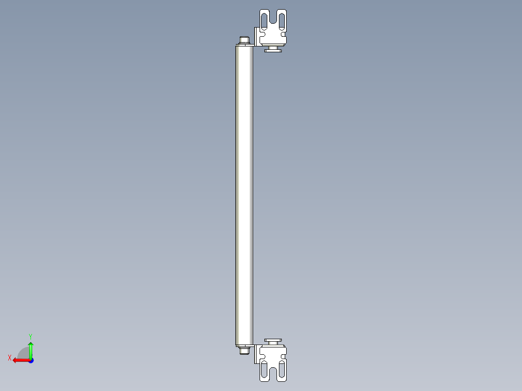 基恩士SL-JB31_back-mount_kc图纸模型后视图