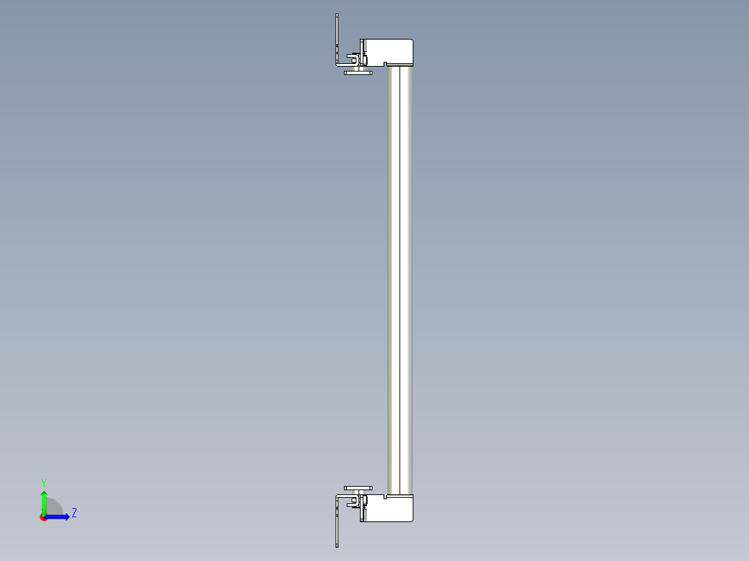 基恩士SL-JB31_back-mount_kc图纸模型左视图