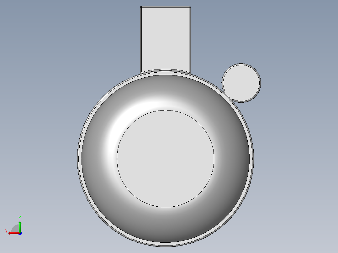 异步电机DJ_YS系列(IP44)_IMB14型_YS-90L-2后视图