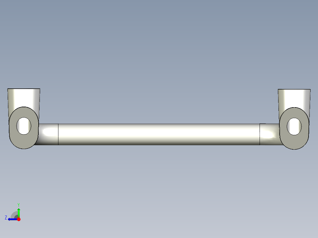 取手(鋁合金)M3-3D多系列多零件图纸模型右视图