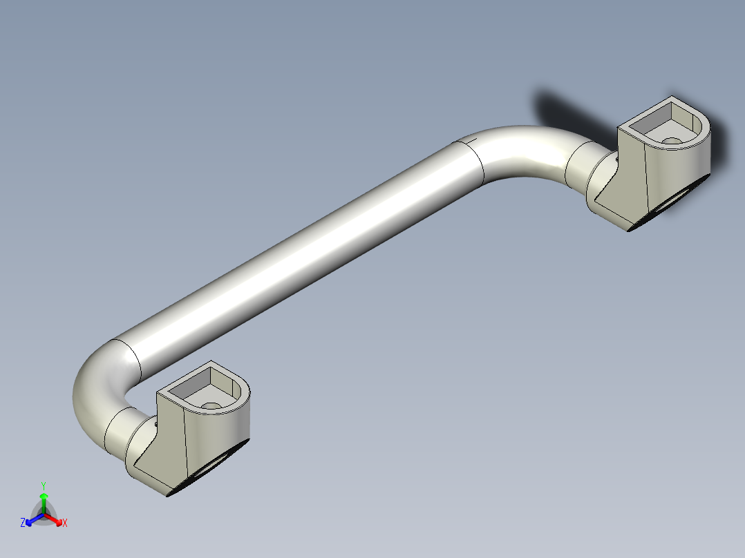 取手(鋁合金)M3-3D多系列多零件图纸模型正等轴测图