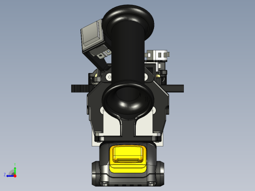MVAC-MIP-B高压注入探头3D图纸 IGES格式右视缩略图