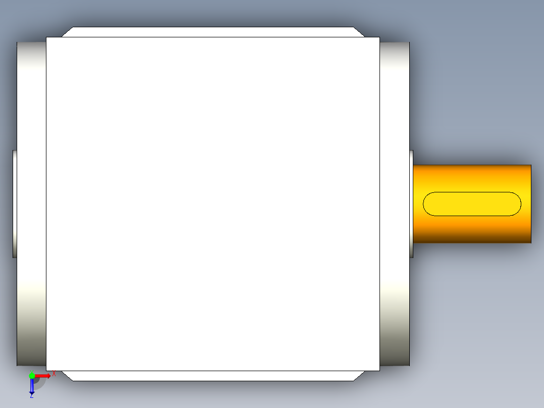 换向器PW170单轴 PGH142-L1 42-114.3-200-M12.stp俯视图