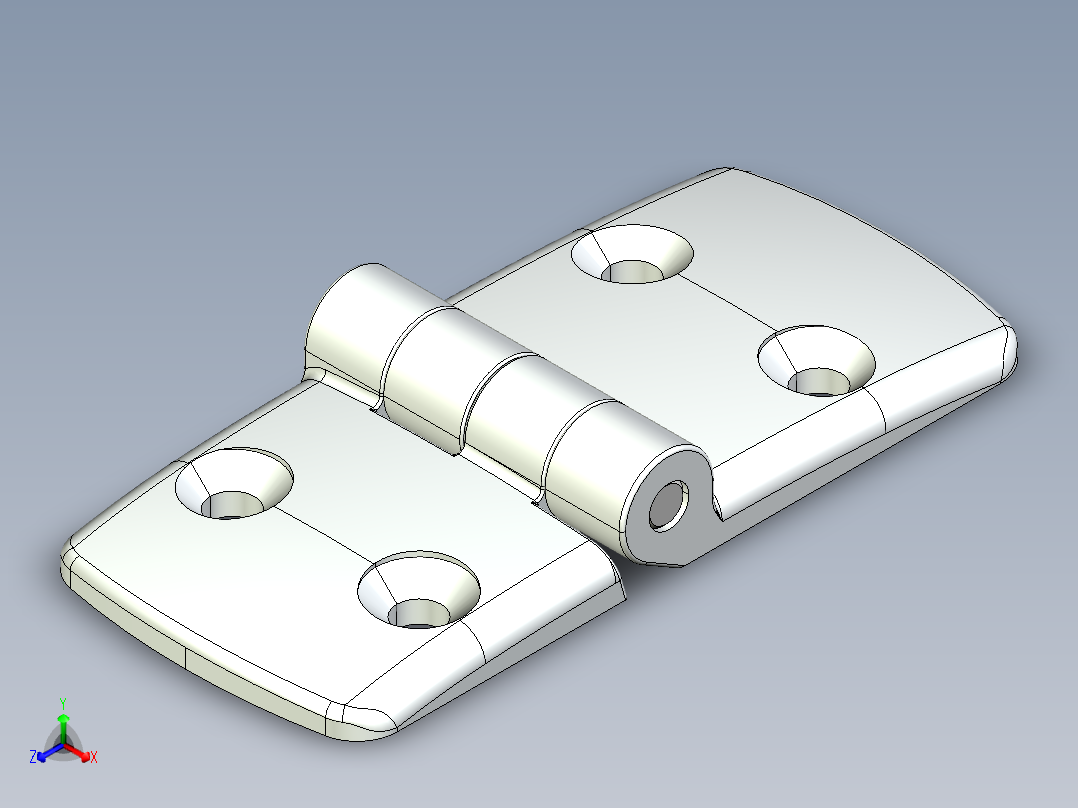 型材-KJN 50-60 COMBI HINGE 095K5060F00主视图